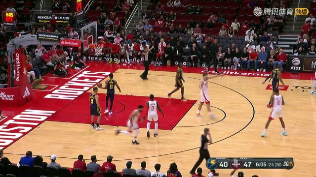 2023/24赛季NBA季前赛：步行者 VS 火箭 全场回放