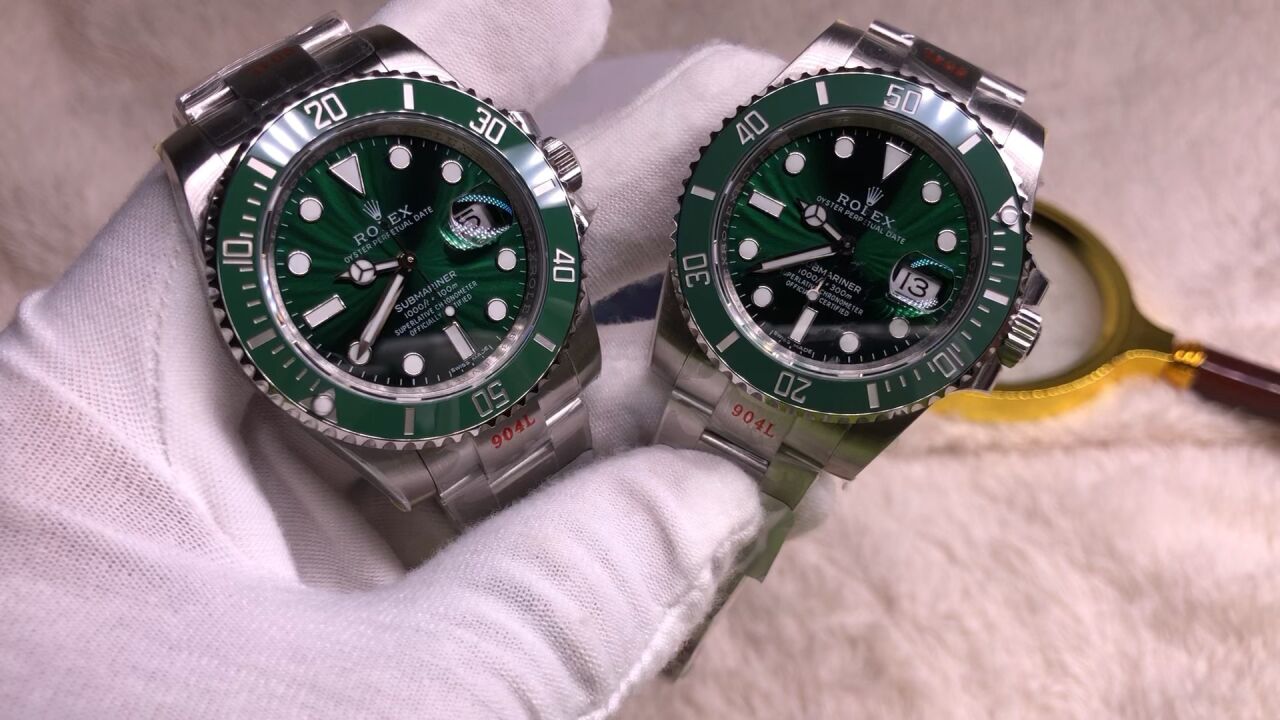 绿水鬼圈口表盘细节新旧版评测#机械表#手表#奢侈品#时尚名表