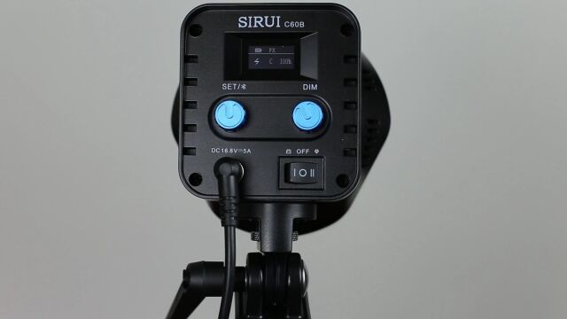 思锐(SIRUI)C60B LED双色温摄影灯调节及灯效演示