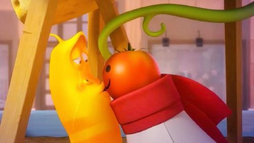 爆笑虫子：小黄为西红柿浇水、松土，成熟后却舍不得吃掉西红柿