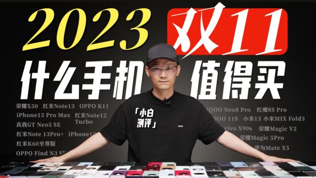 「小白」2023双11什么手机值得买?全价位指南!