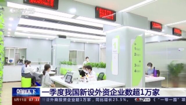 外资项目来源不断拓展 更多新设外资企业落户中国扎根生长