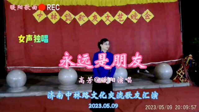 歌曲《永远是朋友》高芳@暖阳演唱 愿我们永远是朋友 朋友多了春常留