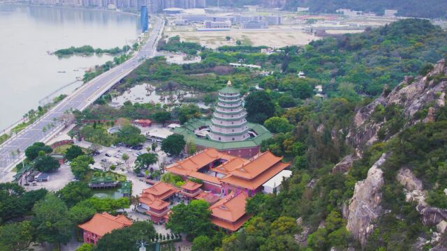 航拍素材  汕头市风景 大峰风景区 15