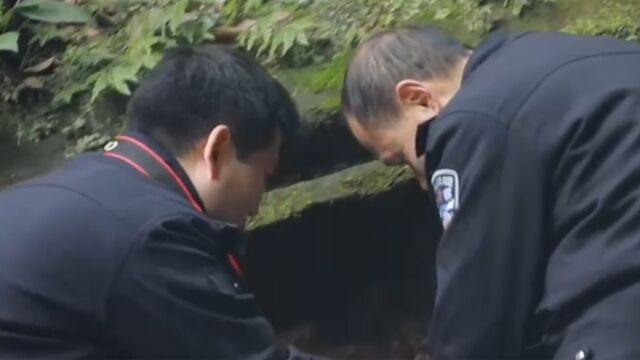 民警前去调查,看见佛像破坏痕迹,气坏了