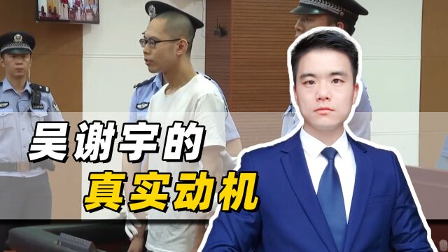 吴谢宇案二审维持死刑,残忍弑母背后,他的真实动机是什么?