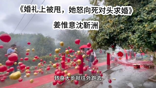 《婚礼上被甩,她怒向死对头求婚》姜惟意沈靳洲(&全文)无删减