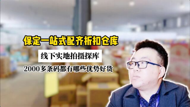 保定全品类食品批发货源在哪里?一站式配齐整店通配的供应链要吗