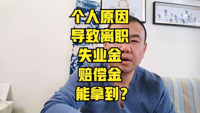 离职写个人原因没事吧?能领失业金吗?能申请劳动仲裁?有啥后果