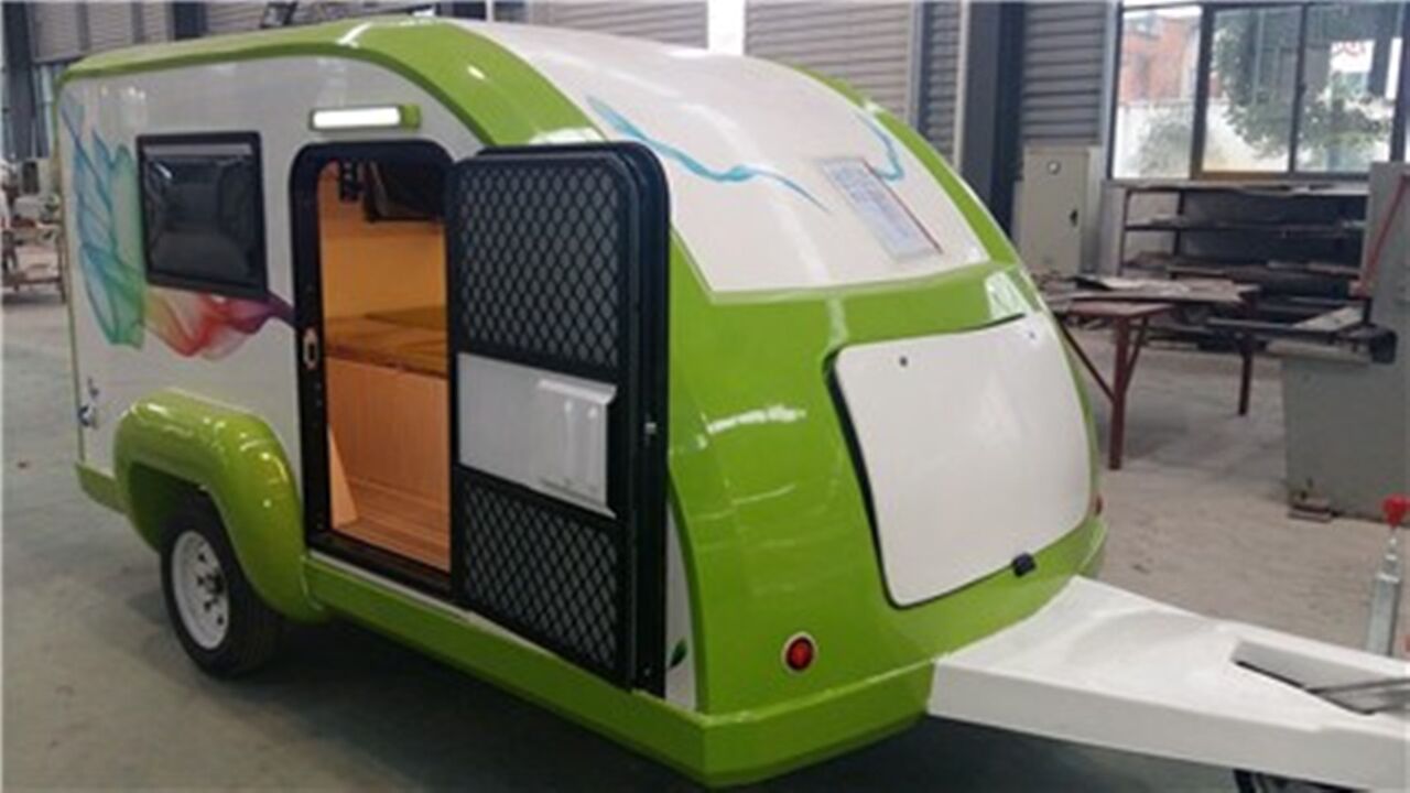 4万多国产"水滴"小房车,厨房卫生间功能齐全,轻松睡4个人