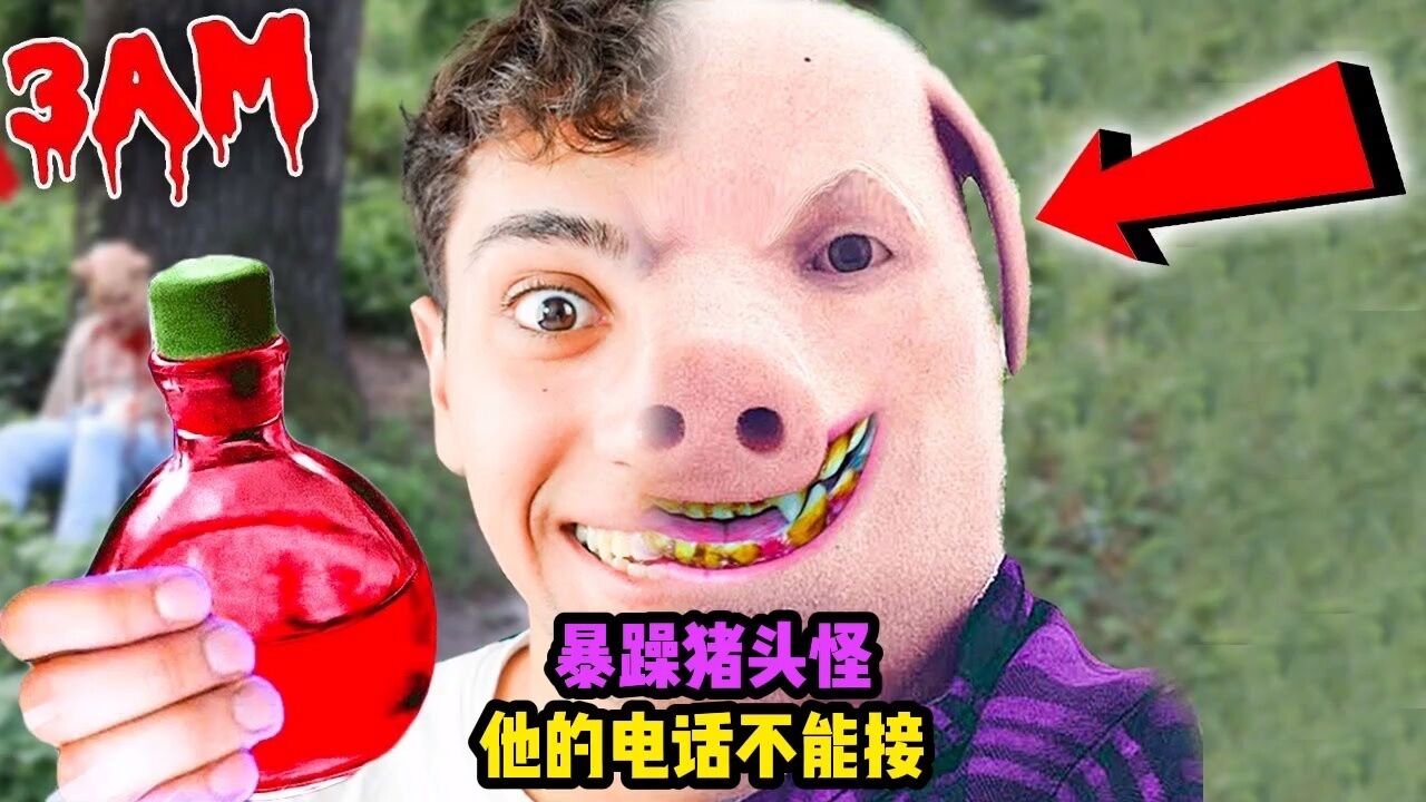 我中午困了想睡觉的时候,突然收到了猪头怪的电话,这也太奇怪了