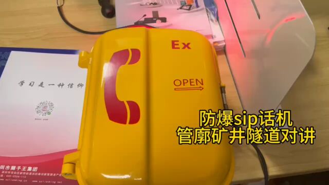 深圳盾王防爆电话机SIP语音对讲管廊隧道矿井对讲通话