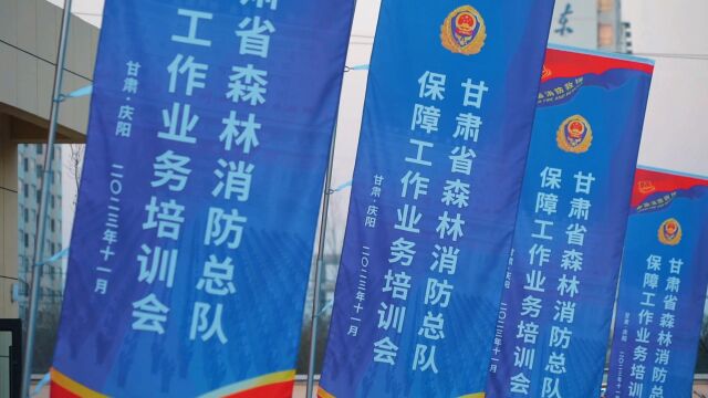 30秒带领大家走进甘肃省森林消防总队保障工作业务培训会现场