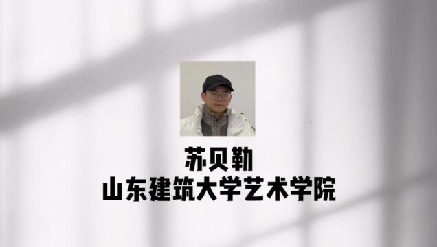 山东建筑大学艺术学院推免分享茶话会——苏贝勒