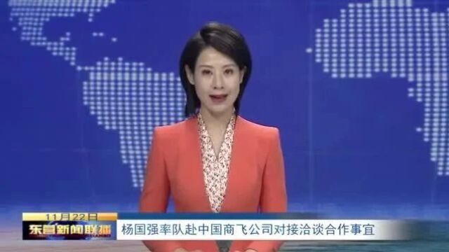 杨国强率队赴中国商飞公司对接洽谈合作事宜