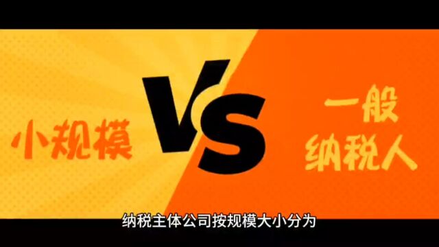 干货!一般纳税人和小规模纳税人的区别?都有哪些福利