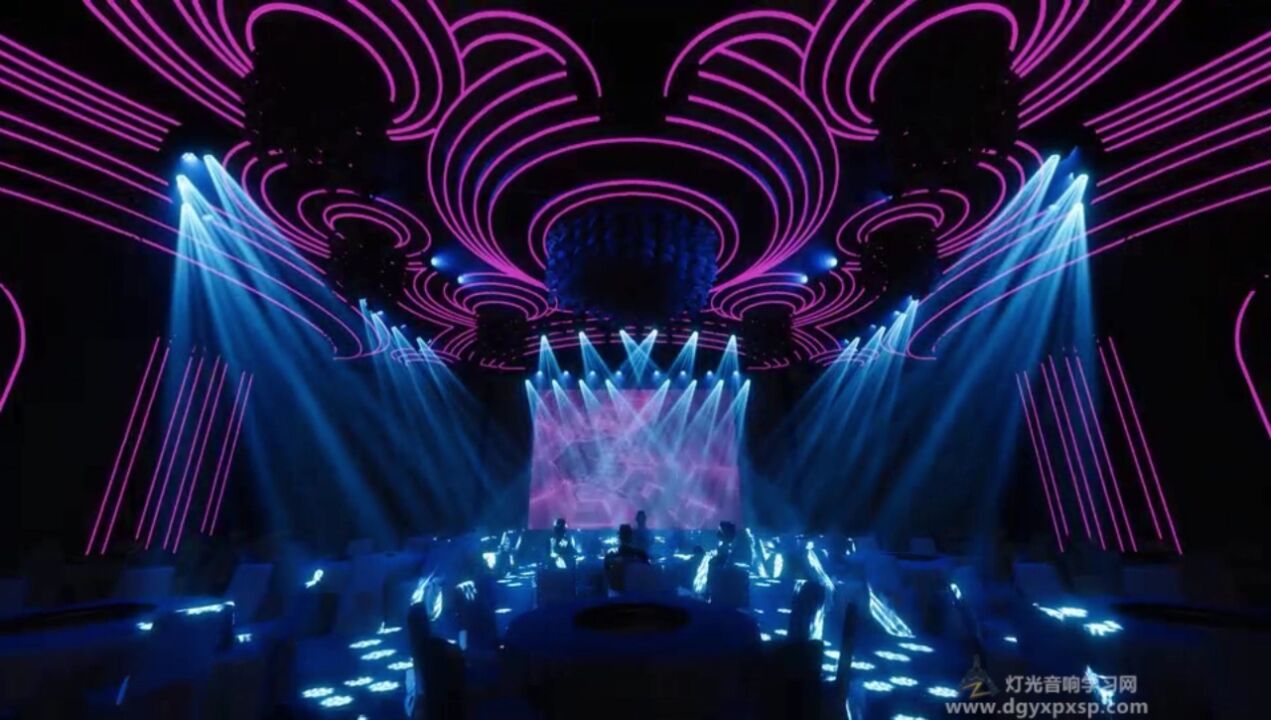 宴会厅舞美设计效果,承接效果图效果视频舞美设计制作,品质有保证.