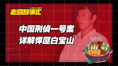 【老马故事汇丨中国刑侦一号案】详解嚣张悍匪白宝山背后的故事