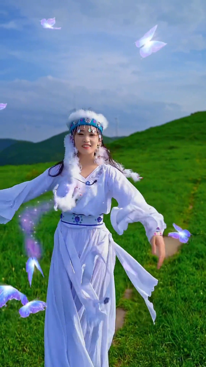 致敬经典,回忆青春#还珠格格#古风#香妃引蝶舞翩翩