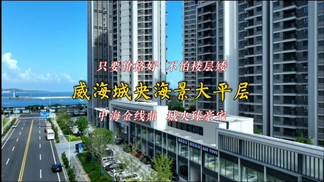 威海外地游客走了,中海金线鼎看房买房的本地人多了,清尾力度大