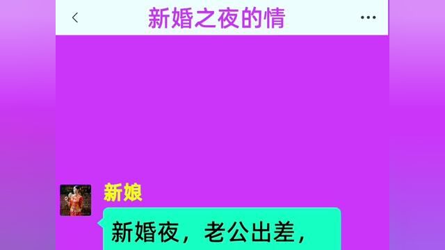 《新婚之夜的情》全集#番茄小说 #情感故事 #小说