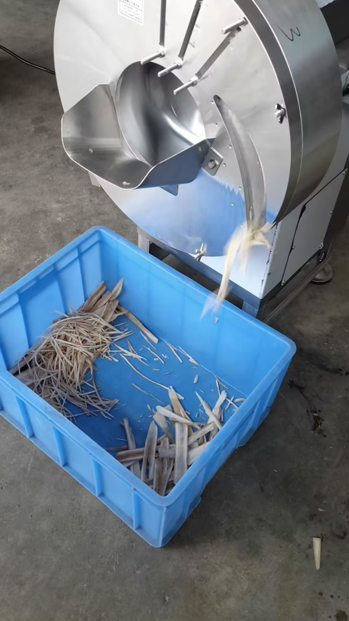 离心式旋转牛蒡切片切丝机器