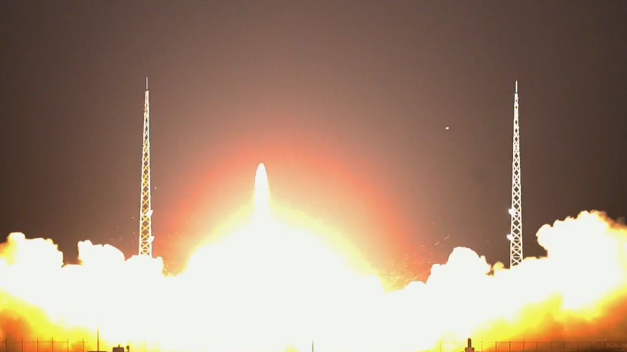 现场视频!刚刚,我国成功发射谷神星一号遥九运载火箭