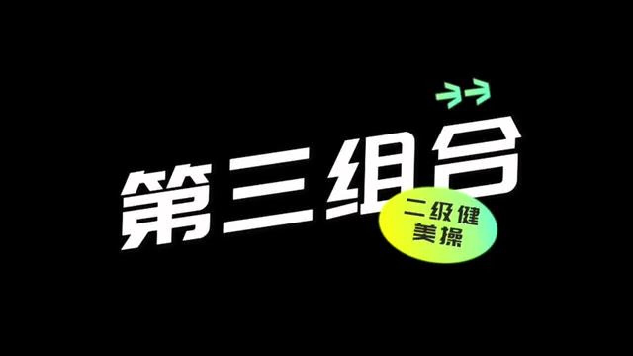 第三套大众二级第三组合教学视频