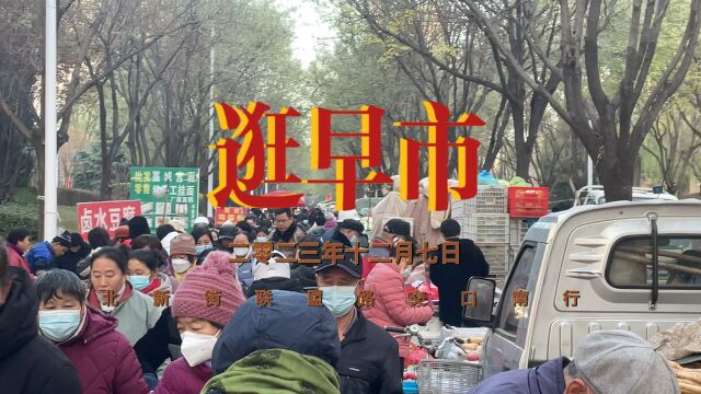 石家庄最接地气儿的地方,早市!