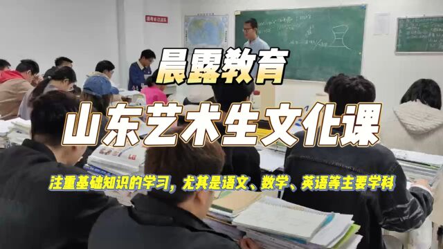 孩子走艺考能推荐山东艺考生文化课学校吗?