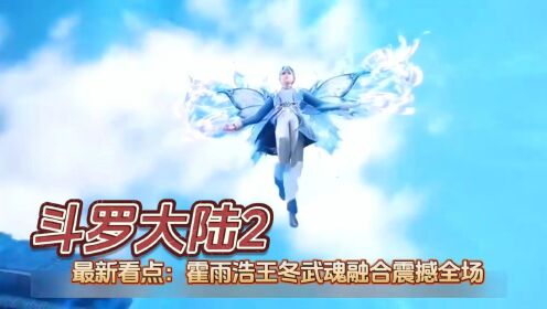 斗罗大陆2最新看点:霍雨浩王冬武魂融合震撼全场_动漫_高清完整版视频在线观看_腾讯视频