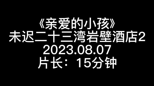 《亲爱的小孩》未迟二十三湾岩壁酒店上