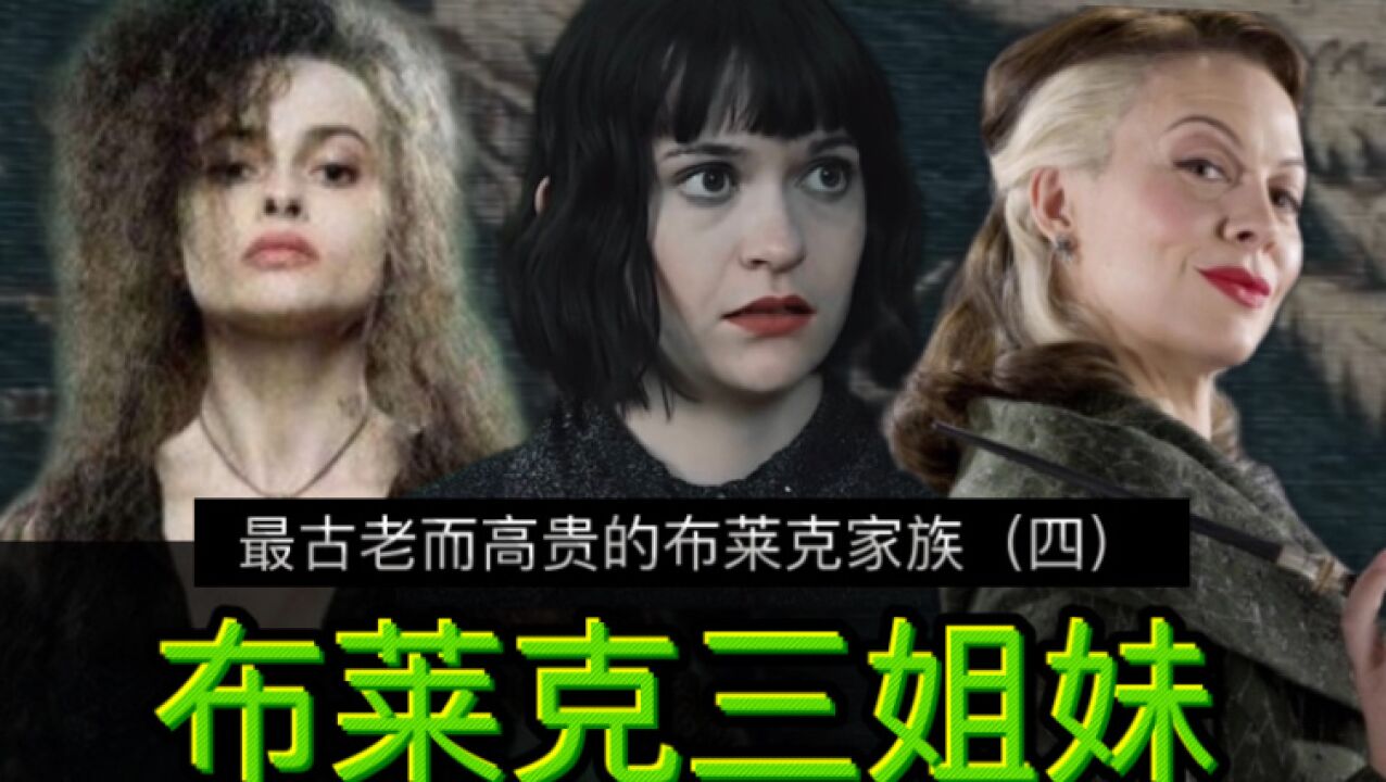 【哈利波特】霍格沃茨魔法史——布莱克家族(四)布莱克三姐妹
