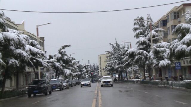 飞雪飘进石龙区 暖气入住万家中