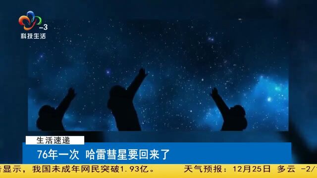 76年一次 哈雷彗星要回来了