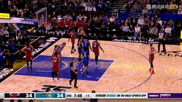 热火vs魔术中文解说全场回放
