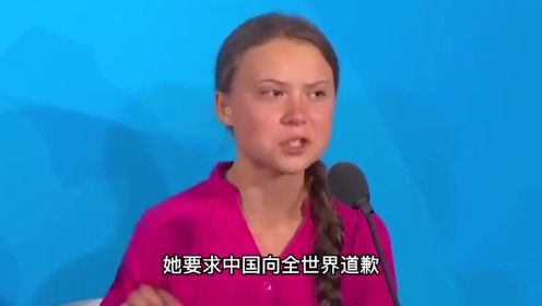 日本作恶她无视，指责中国筷子浪费资源，环保少女格雷塔有多双标