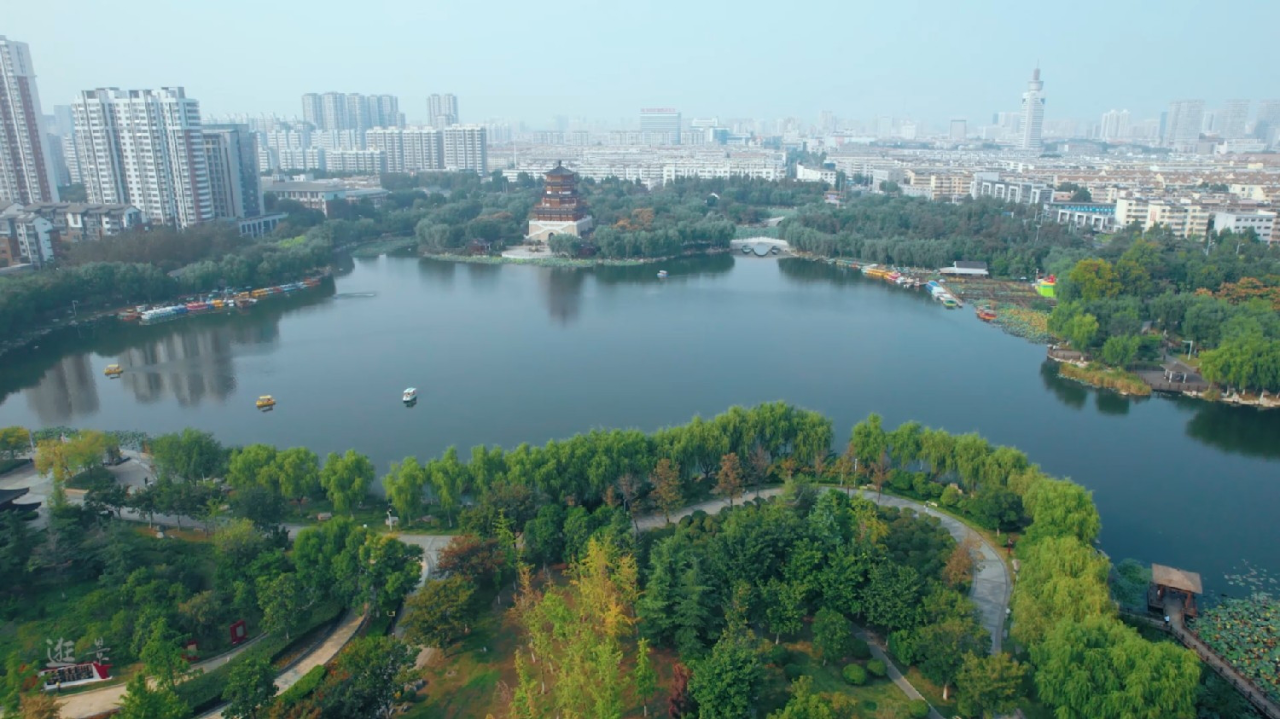 济宁南池景区图片