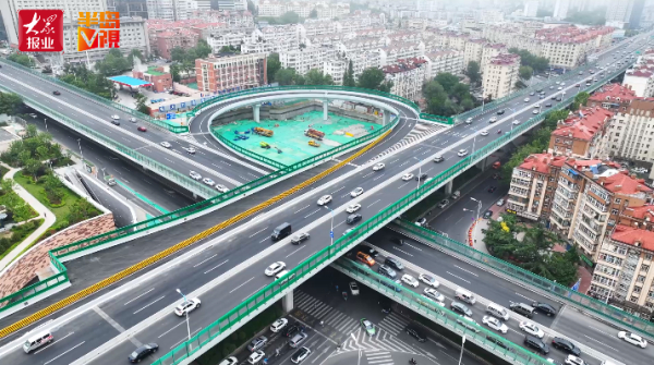 走山东路向北能快上杭鞍高架了!山东路-鞍山路东北象限连接匝道通车