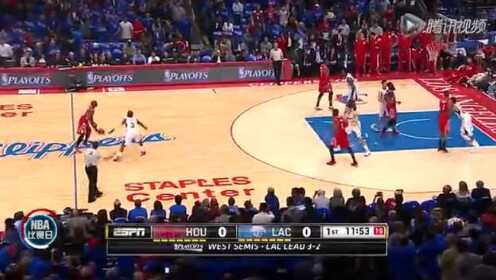 《NBA全场回放》【回放】火箭vs快船首节 快船领先4分结束首节