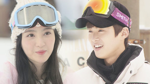 糖果夫妇滑雪场甜蜜初遇