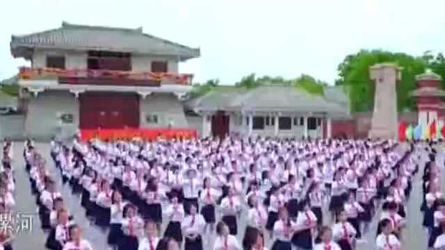 学习强国平台推出焦作广播电视台参与录制的“我是出彩小少年 我和祖国共成长”视频