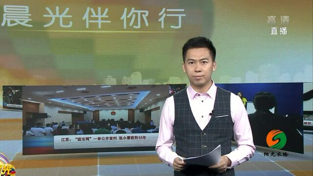 江苏:“钱宝网”一审公开宣判 张小雷获刑15年