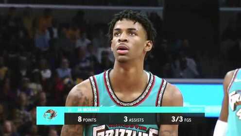 《NBA全场回放》【回放】湖人vs灰熊第2节 克拉克腾空而起擒臂暴扣