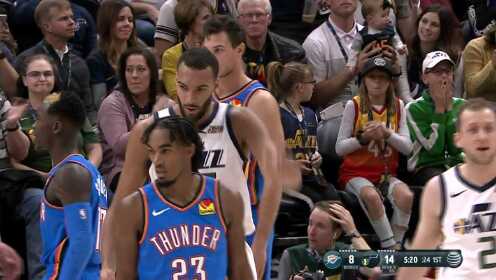 《NBA全场集锦》【得分】米切尔灵性击地送妙传 戈贝尔闪转腾挪打进2+1