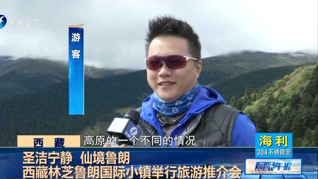 圣洁宁静 仙境鲁朗 西藏林芝鲁朗国际小镇举行旅游推介会