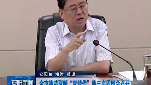 全市清洁取暖“双替代”第三次周例会召开