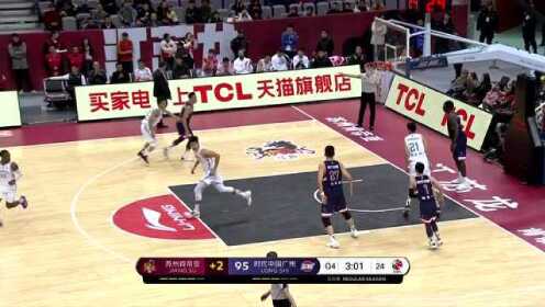 《CBA全场集锦》秀的飞起！吉布森人球分过戏耍孙鸣阳