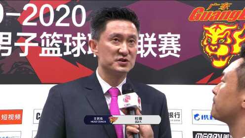 《广东男篮》赛后采访杜锋：比赛打得很松 要保持积极状态重视比赛
