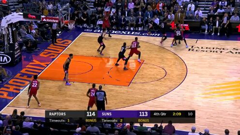 《NBA全场集锦》【原声】猛龙123-114太阳 猛龙三虎坐镇率队送太阳四连败